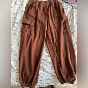 aerie cuffed cargo joggers